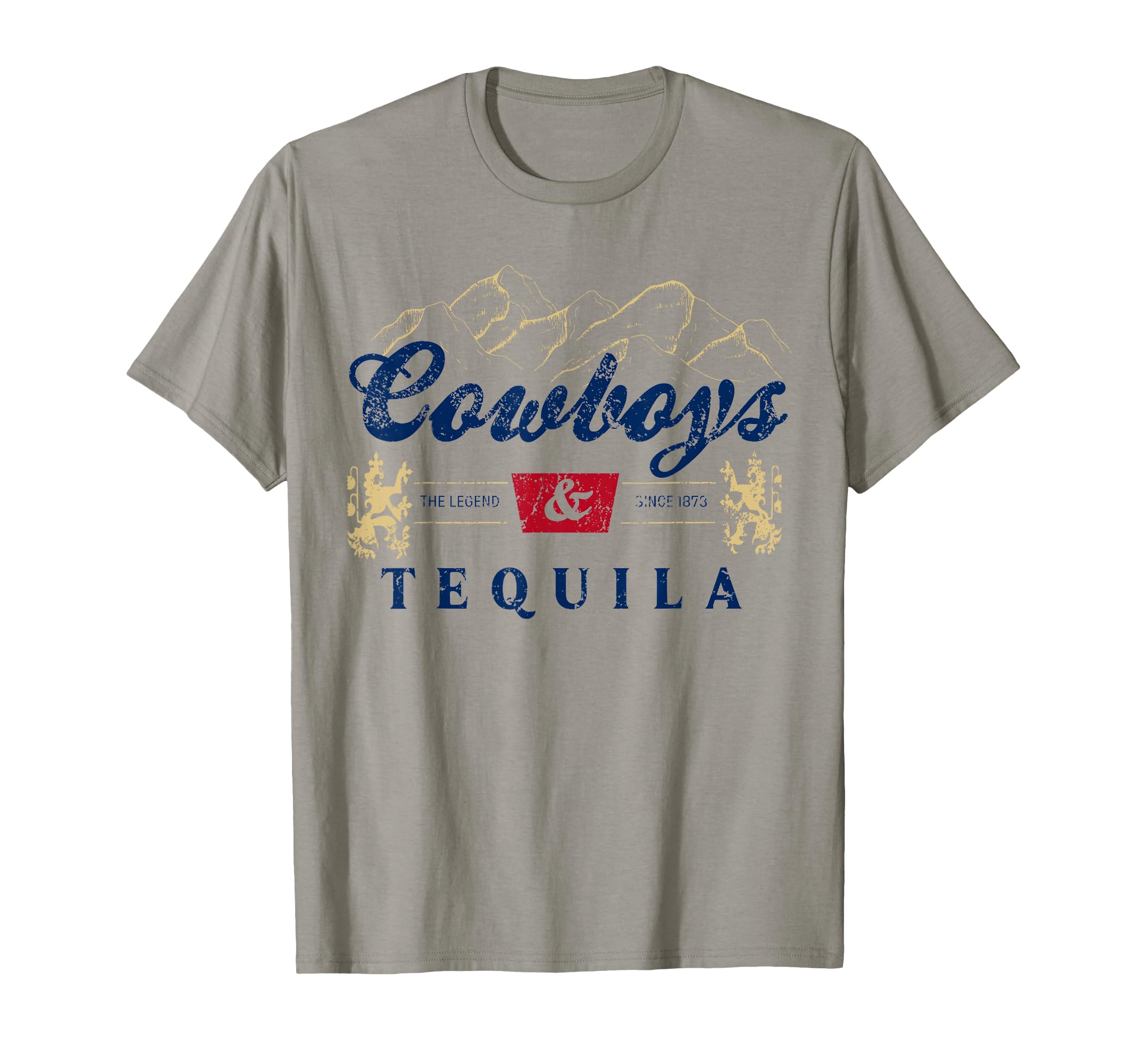 Cowboys And Tequila Western Funny T-Shirt - Trendy Graphic for Adults - T-Shirt, Sweatshirt, Hoodie