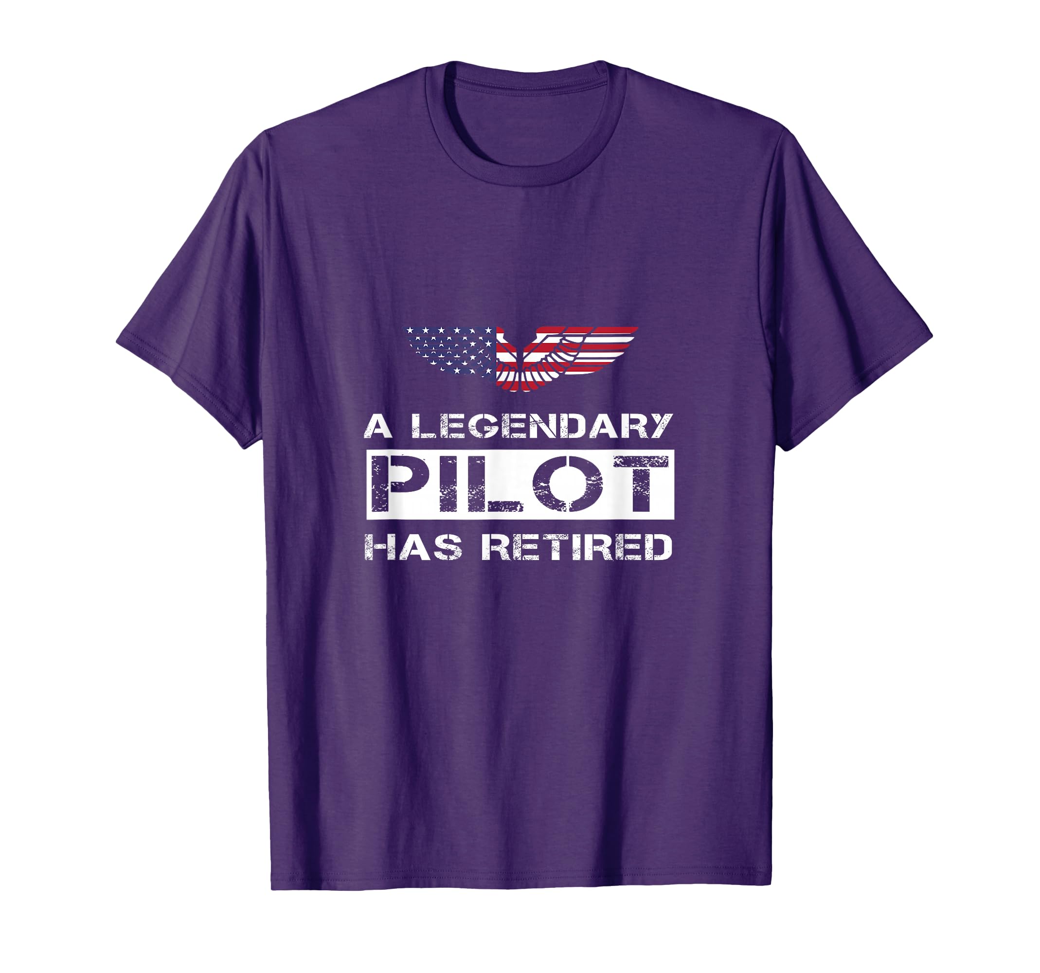 Legendary Pilot Has Retired Military Jet T-Shirt - Graphic Print Men Women - T-Shirt, Sweatshirt, Hoodie