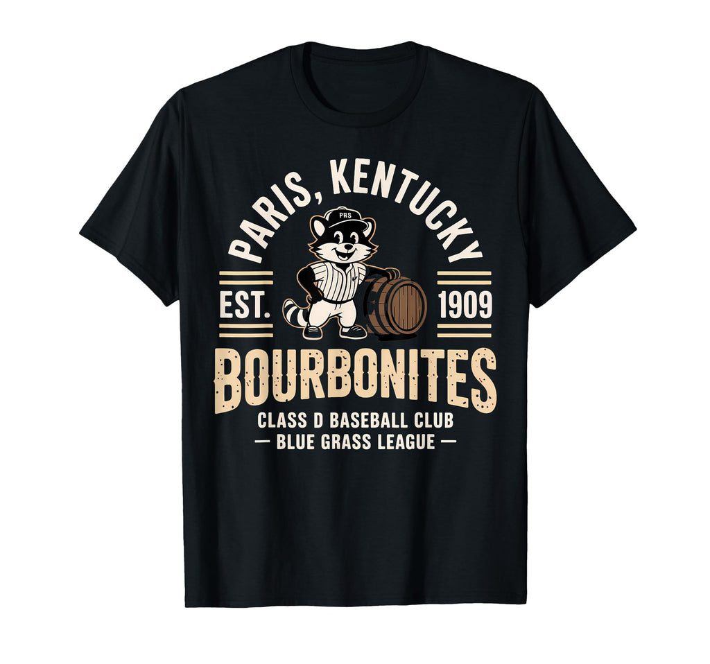 Paris Kentucky Bourbonites Baseball T-Shirt - Custom Art Print for Adults - T-Shirt, Sweatshirt, Hoodie