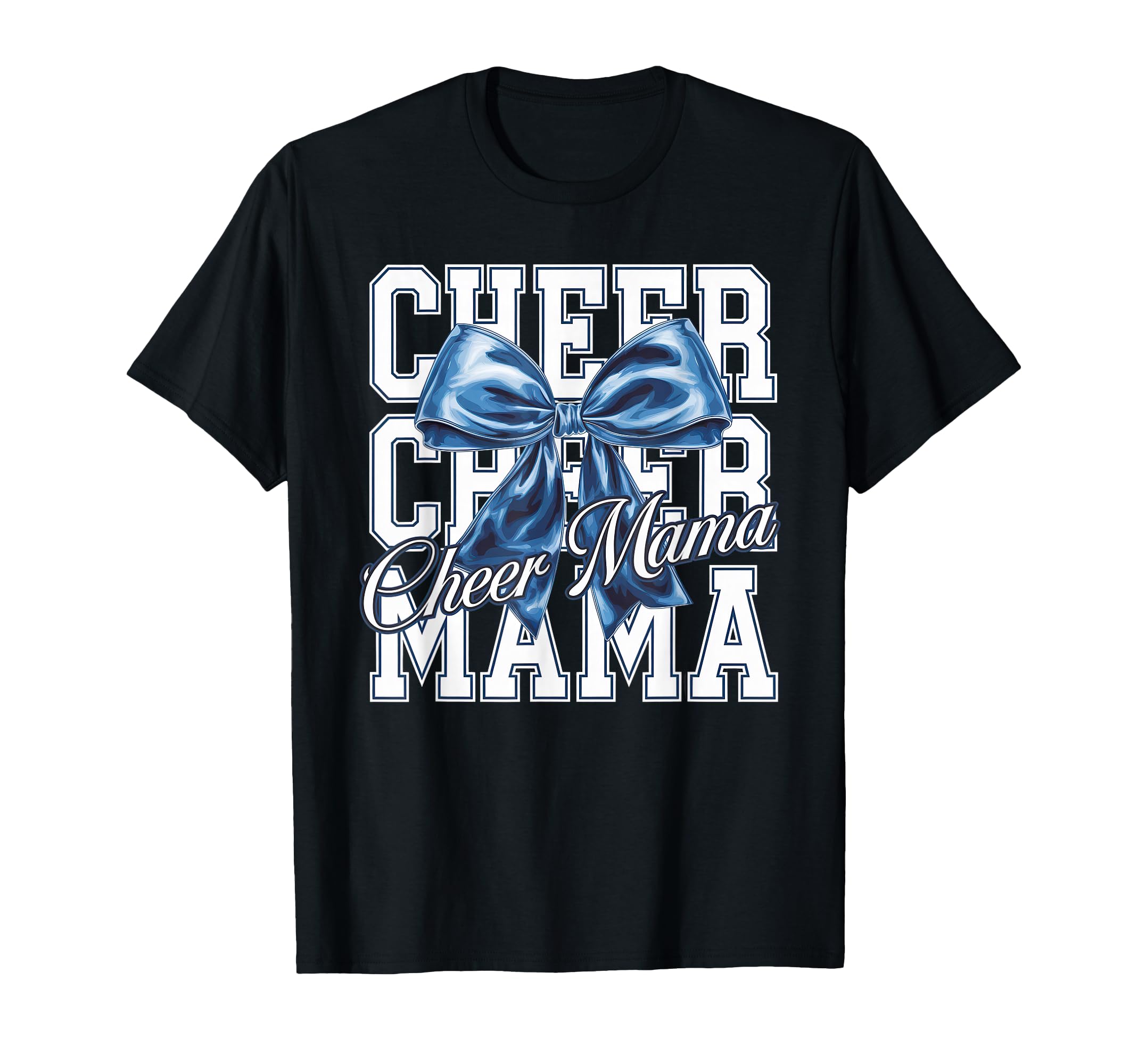 Cheer Mom Mother Bow Cheerleader Game T-Shirt - Aesthetic Graphic Unisex - T-Shirt, Sweatshirt, Hoodie