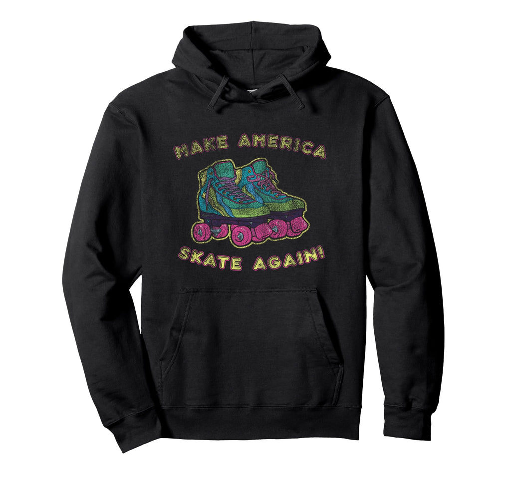 Make America Skate Again Funny Hoodie - Trendy Graphic for Adults - T-Shirt, Sweatshirt, Hoodie