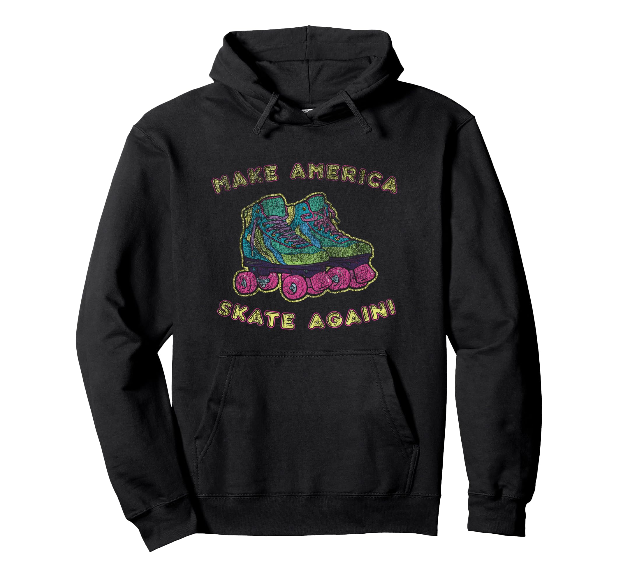Make America Skate Again Funny Hoodie - Trendy Graphic for Adults - T-Shirt, Sweatshirt, Hoodie