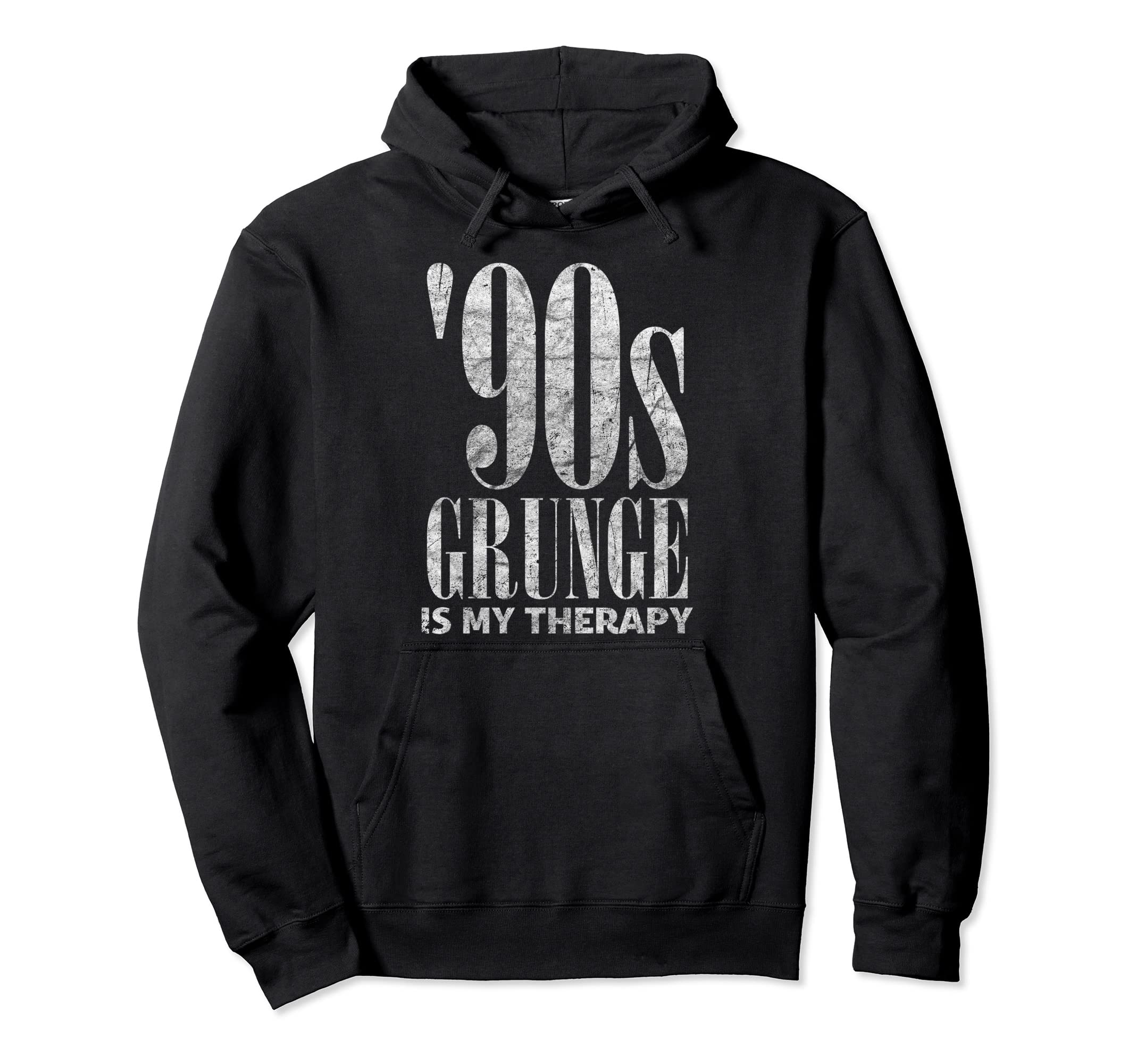 90S Grunge Is My Therapy Grunge Music Meme Hoodie - Unique Graphic Unisex - T-Shirt, Sweatshirt, Hoodie