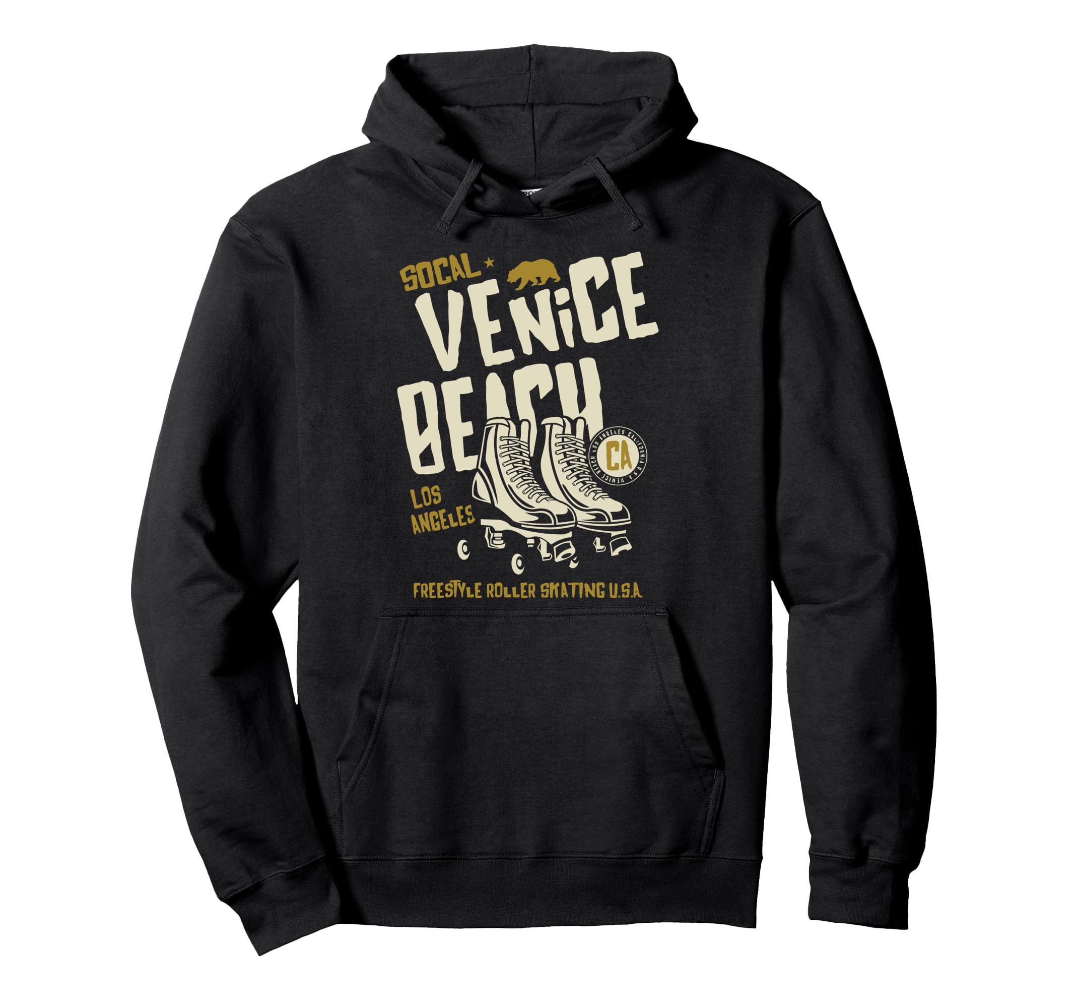 Venice Beach California Roller Hoodie - Casual Everyday Wear for Adults - T-Shirt, Sweatshirt, Hoodie