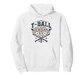 T Ball Mom Baseball Bat And Ball Hoodie - Custom Art Print Unisex - T-Shirt, Sweatshirt, Hoodie