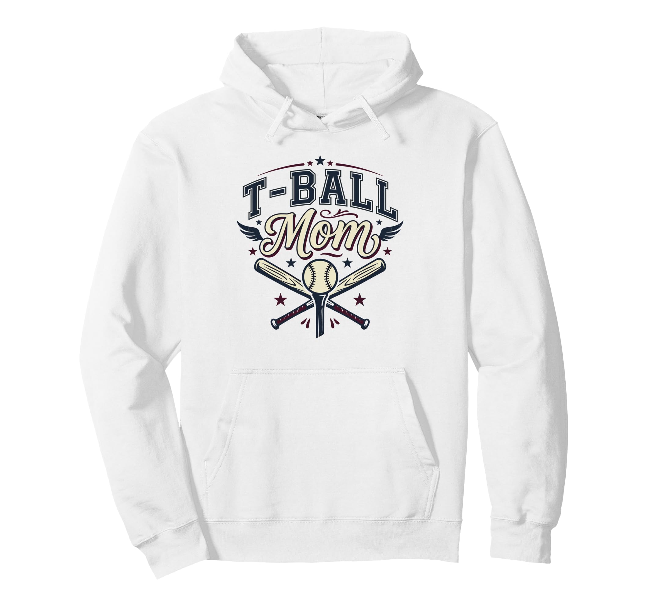 T Ball Mom Baseball Bat And Ball Hoodie - Custom Art Print Unisex - T-Shirt, Sweatshirt, Hoodie