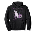 Elder Emo Cat Tarot Card Goth Emo Hoodie - Casual Everyday Wear for Adults - T-Shirt, Sweatshirt, Hoodie