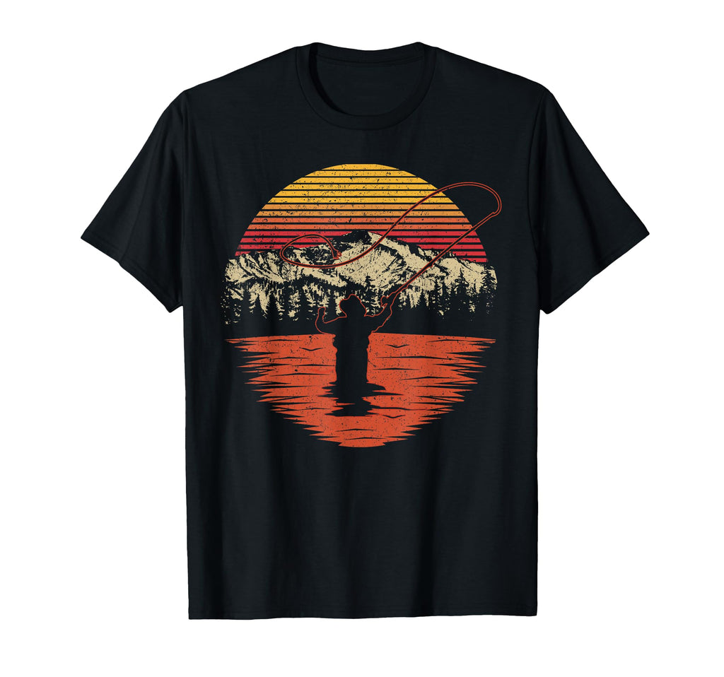 Fly Fishing Fly Fisherman T-Shirt - Custom Art Print Unisex - T-Shirt, Sweatshirt, Hoodie