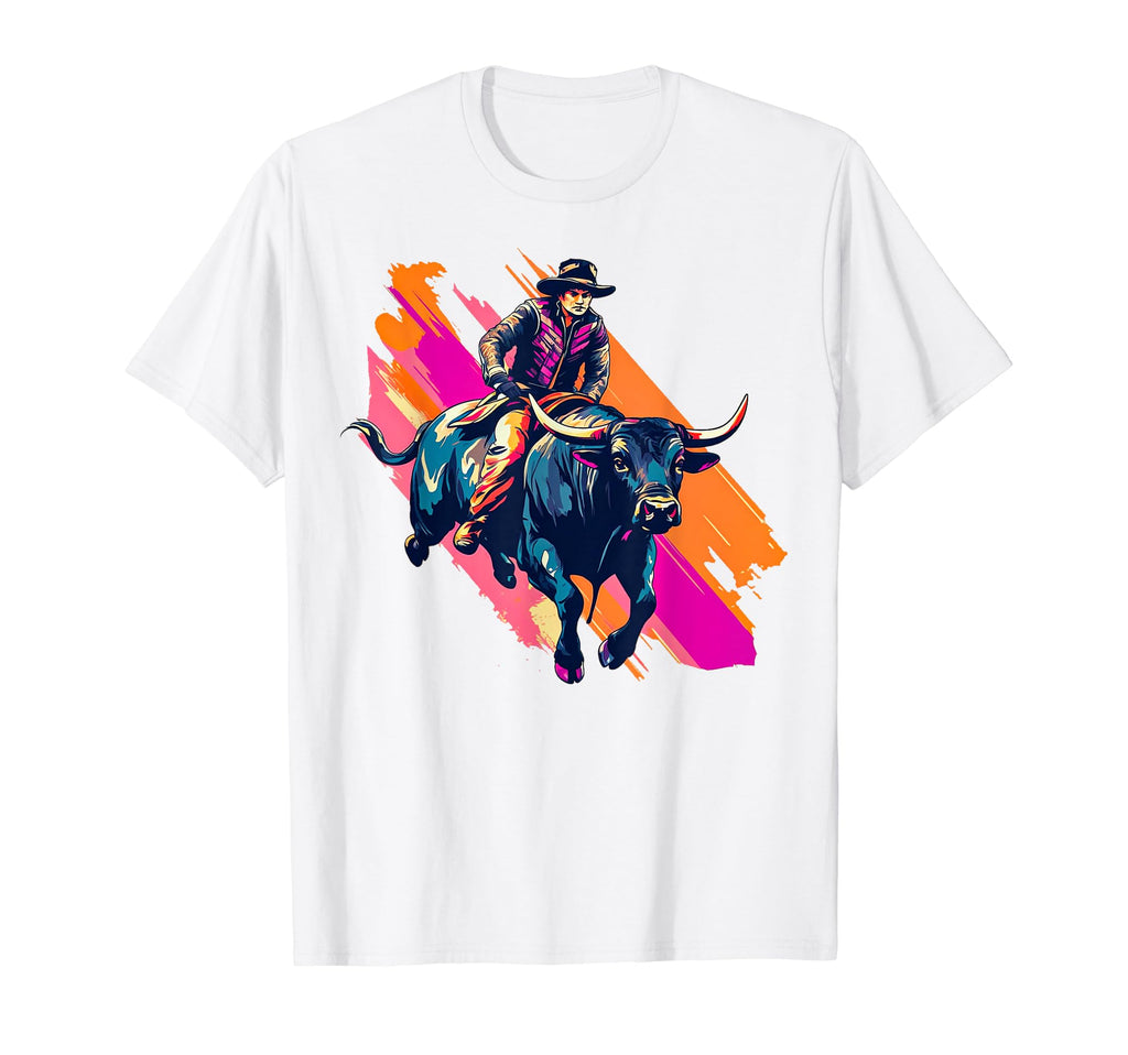 Cowboy Rodeo Horse Riding Usa T-Shirt - Casual Everyday Wear for Adults - T-Shirt, Sweatshirt, Hoodie
