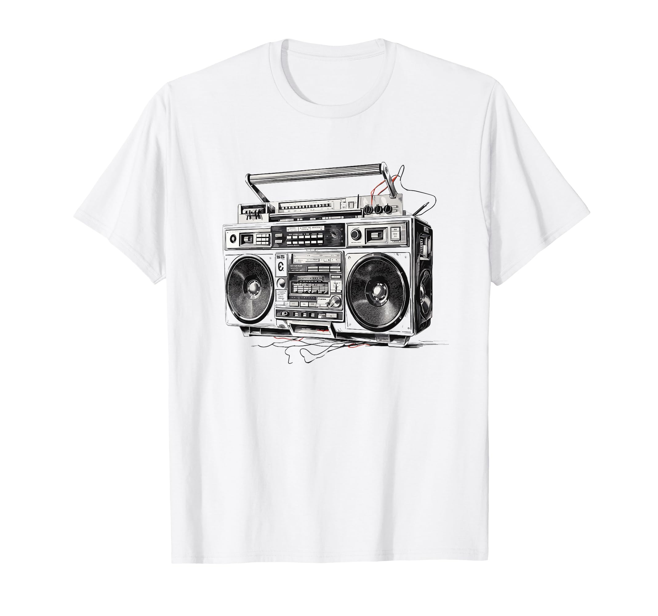 Ghetto Blaster Hip Hop 80S 90S Street T-Shirt - Novelty Apparel Men Women - T-Shirt, Sweatshirt, Hoodie