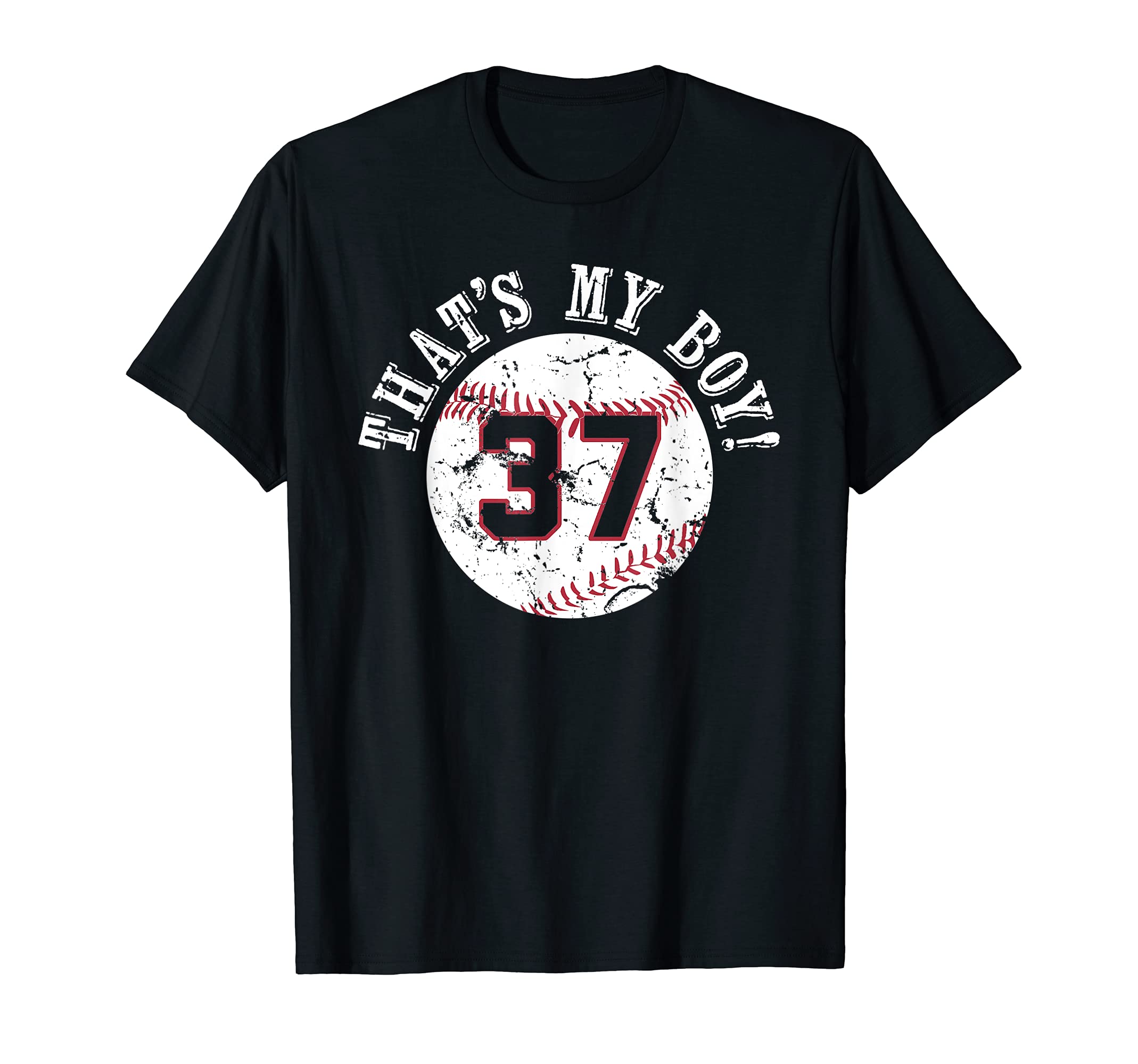 Unique Thats My 37 Baseball Player T-Shirt - Novelty Apparel for Adults - T-Shirt, Sweatshirt, Hoodie