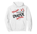 Personalized Baseball Heart Bubbe Baseball Hoodie - Graphic Print Men Women - T-Shirt, Sweatshirt, Hoodie