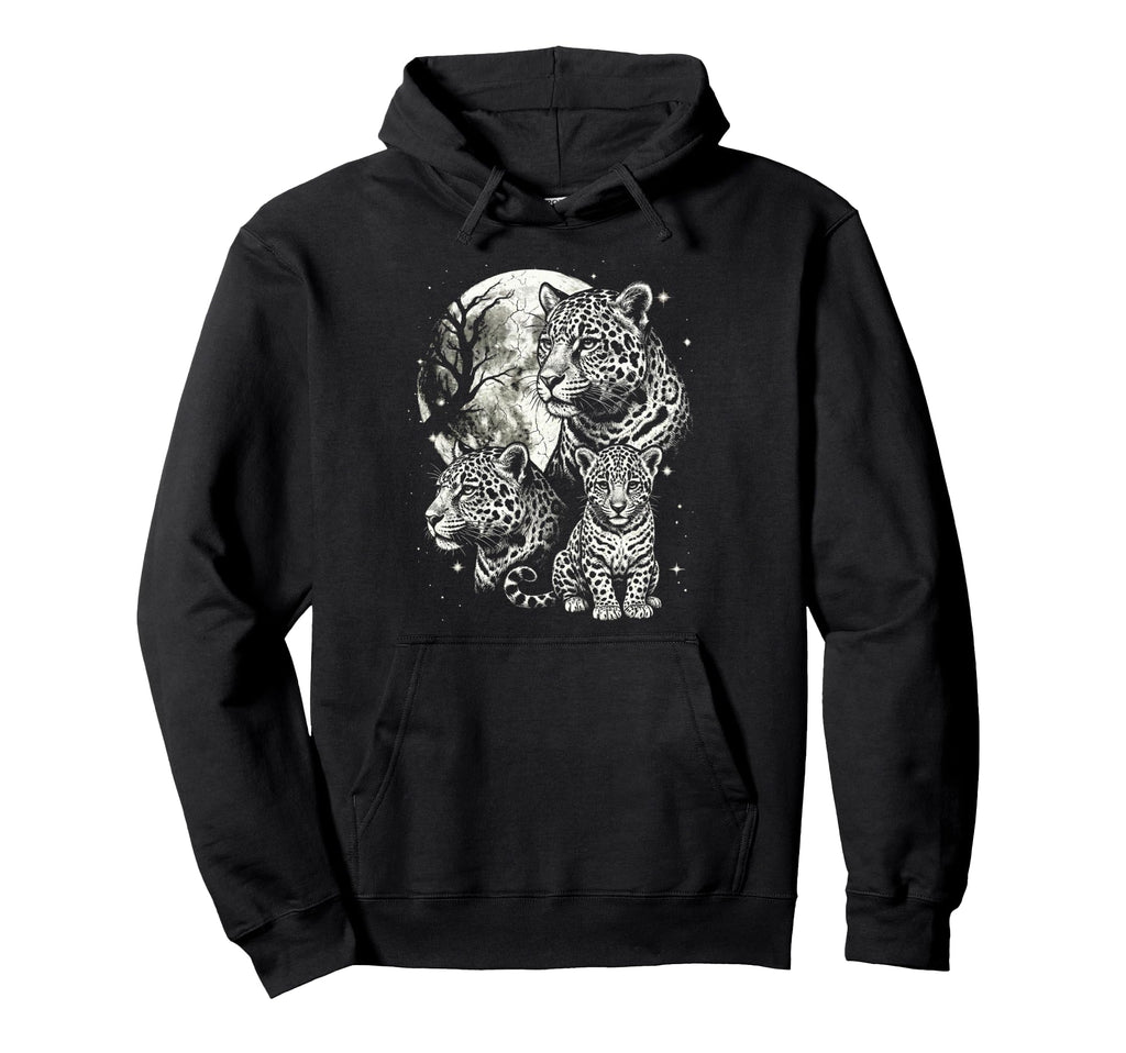 Leopard 90S Aesthetic Y2K Leopard Wildlife Hoodie - Graphic Print Men Women - T-Shirt, Sweatshirt, Hoodie