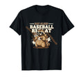 Eat Sleep Baseball Repeat Raccoon T-Shirt - Casual Everyday Wear Men Women - T-Shirt, Sweatshirt, Hoodie