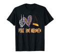Peace Love Halloween T-Shirt - Casual Everyday Wear Men Women - T-Shirt, Sweatshirt, Hoodie