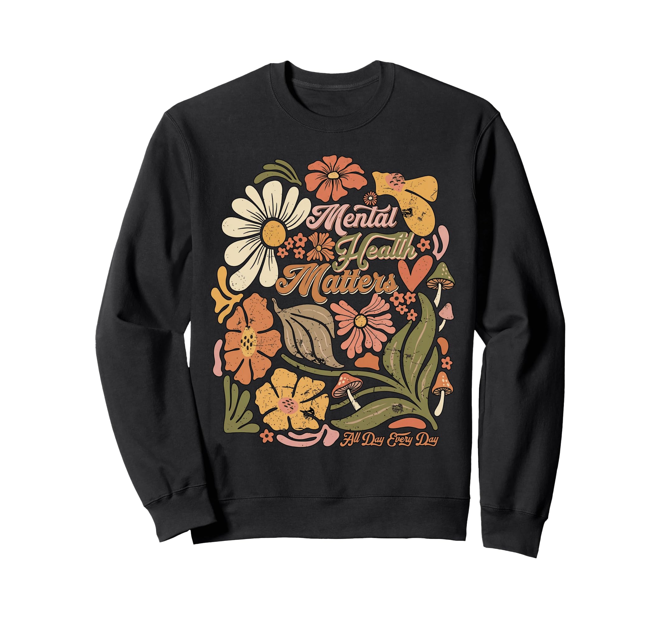Aesthetic Wellness Gifts Boho Sweatshirt - Custom Art Print for Adults - T-Shirt, Sweatshirt, Hoodie