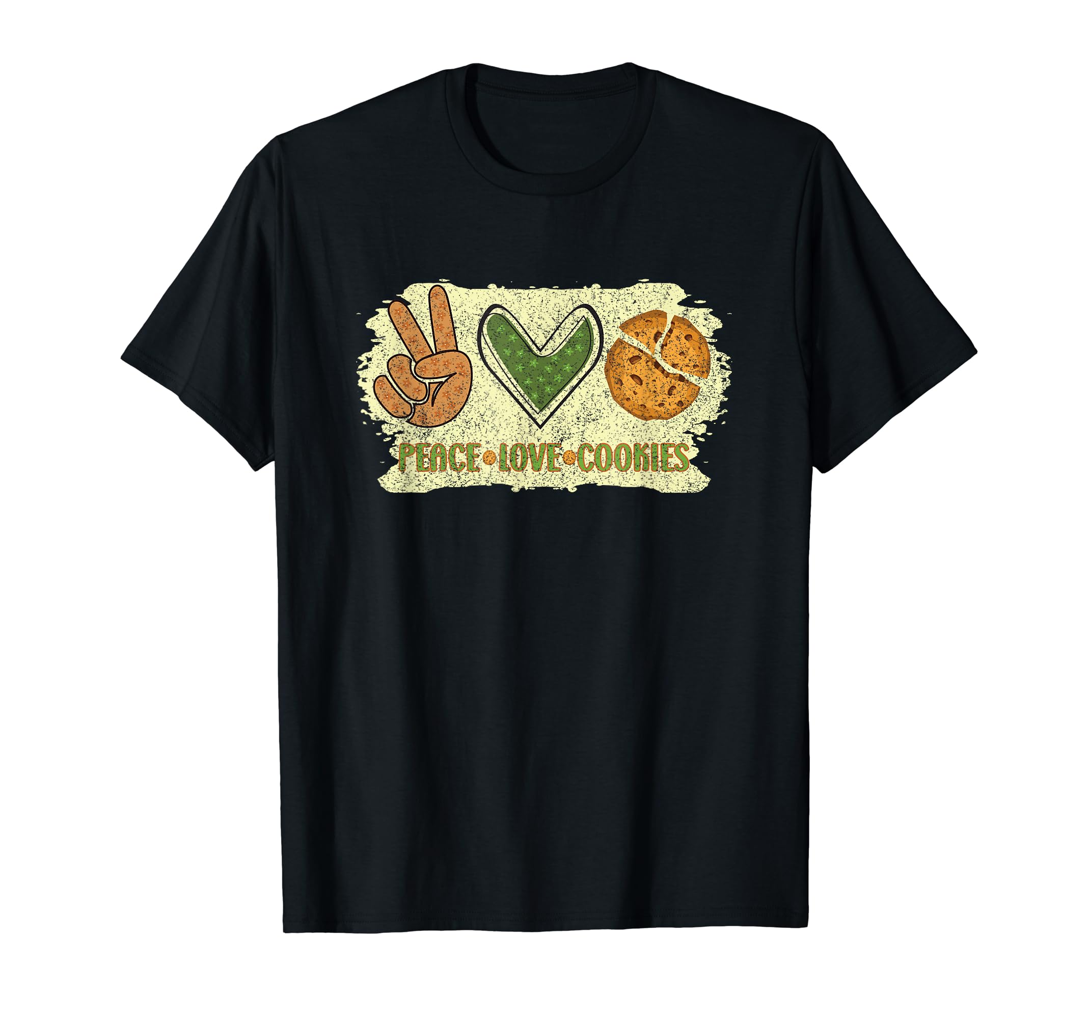 Peace Love Cookies T-Shirt - Aesthetic Graphic Men Women - T-Shirt, Sweatshirt, Hoodie