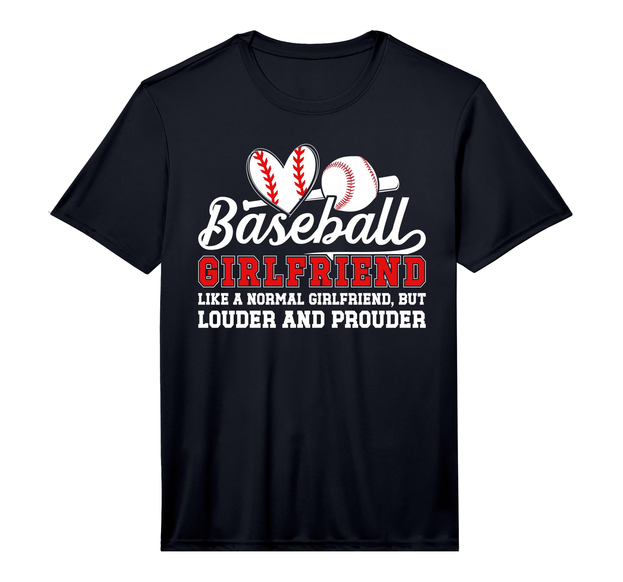 Mens Baseball Girlfriend T-Shirt - Fun Novelty Design for Adults - T-Shirt, Sweatshirt, Hoodie