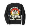 Photography Camera Gifts Sweatshirt - Fun Novelty Design for Adults - T-Shirt, Sweatshirt, Hoodie