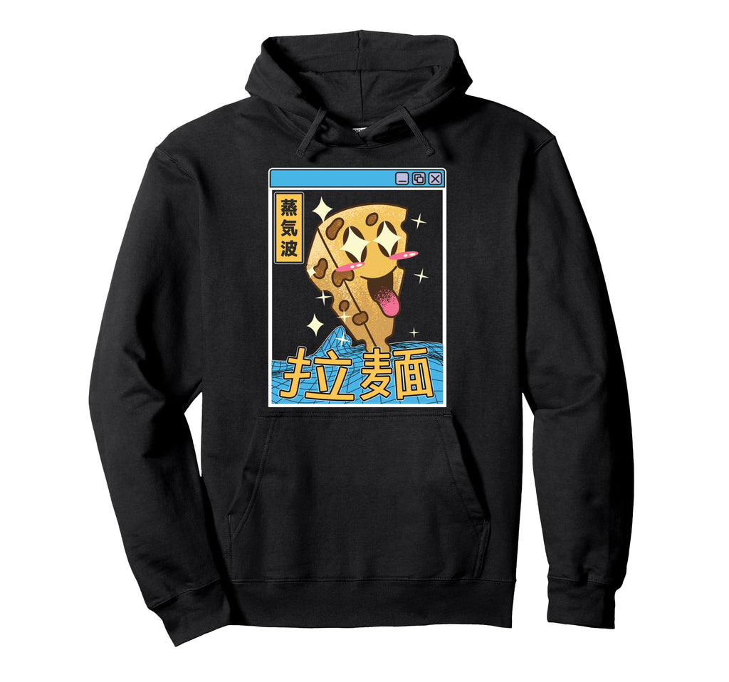 Happy Cheese Digital Japan 80S Otaku Hoodie - Graphic Print Unisex - T-Shirt, Sweatshirt, Hoodie