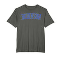 Robinson Tx Distressed Blue Varsity T-Shirt - Fun Novelty Design Unisex - T-Shirt, Sweatshirt, Hoodie