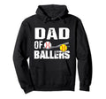 Dad Ballers Funny Baseball Softball Game Hoodie - Aesthetic Graphic Unisex - T-Shirt, Sweatshirt, Hoodie