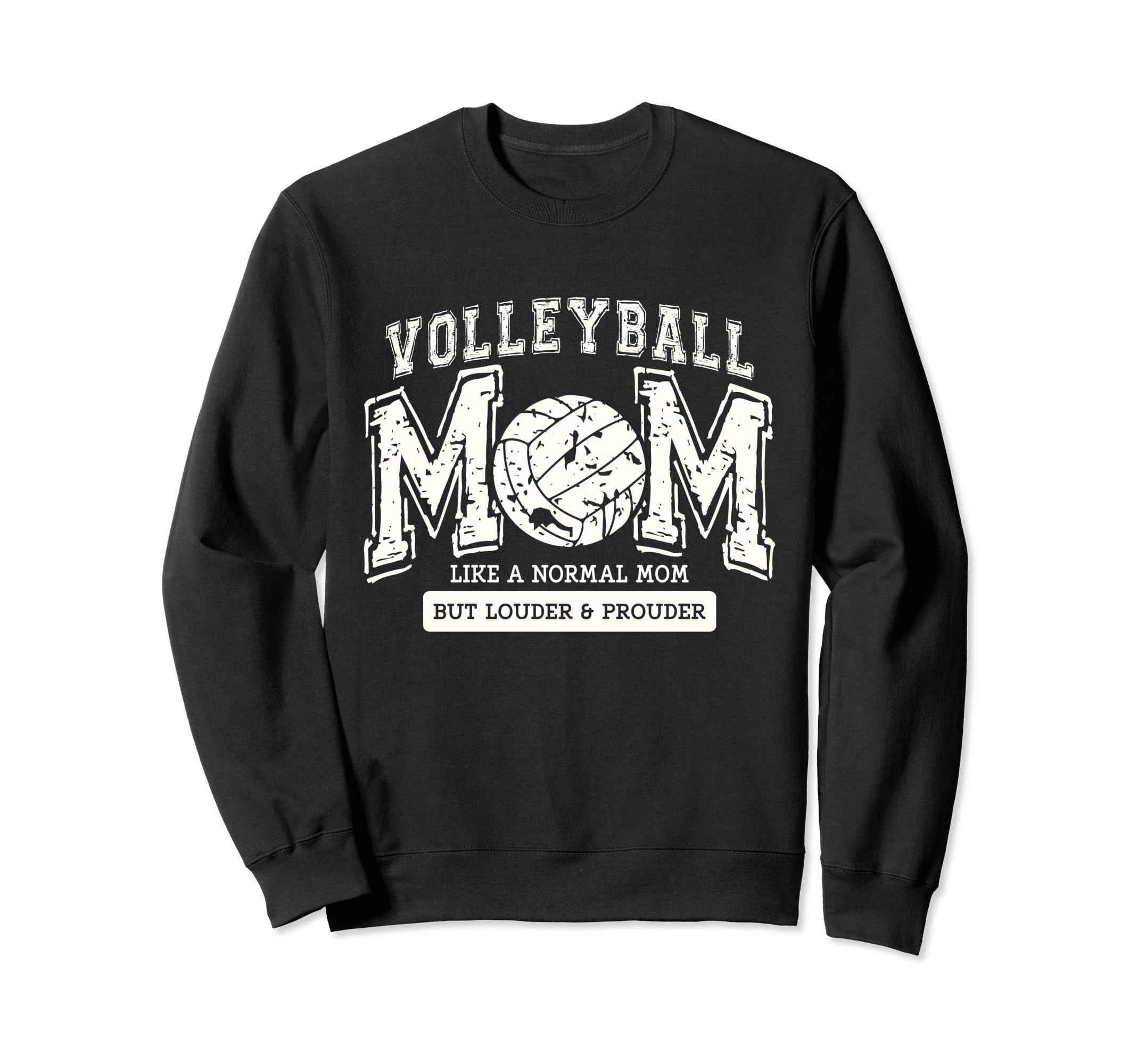 Volleyball Mom Like Normal Mom But Sweatshirt - Minimalist Print Men Women - T-Shirt, Sweatshirt, Hoodie