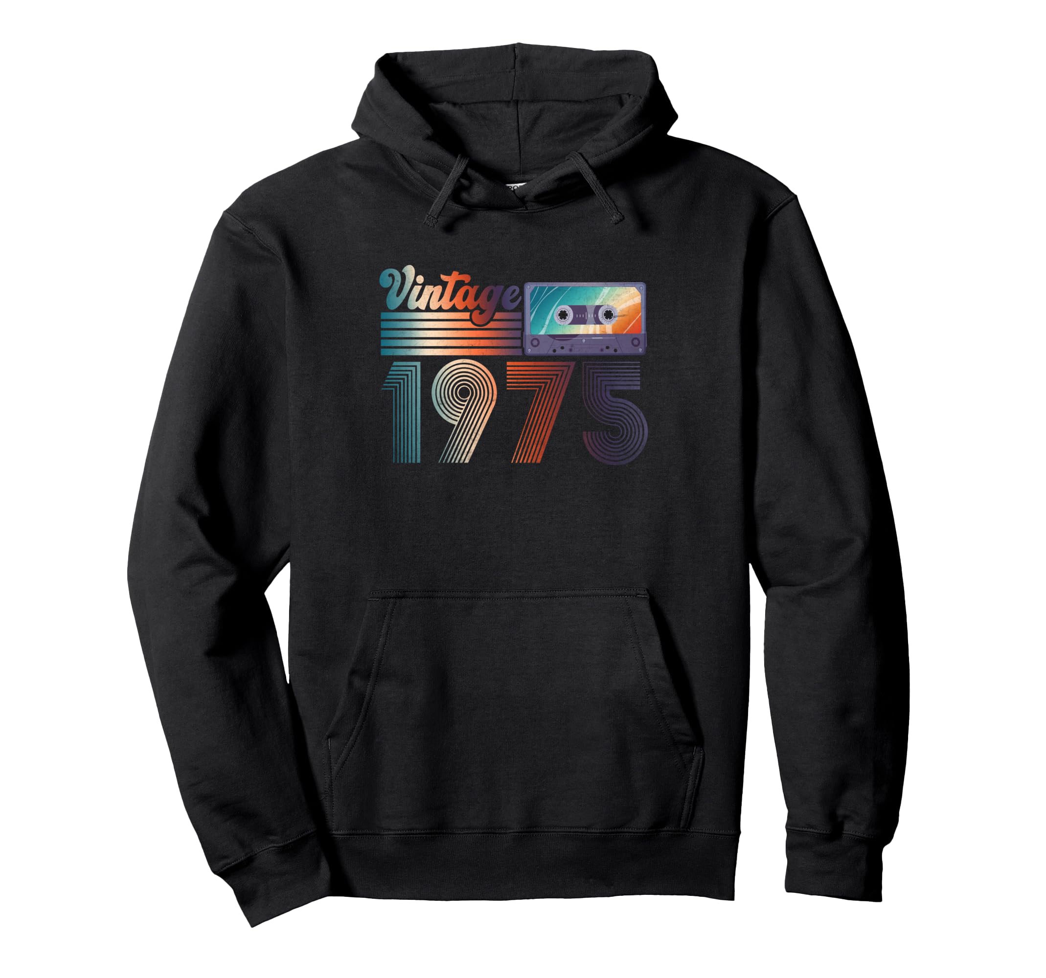 1975 50Th Birthday Gifts 50 Years Old Hoodie - Aesthetic Graphic Men Women - T-Shirt, Sweatshirt, Hoodie