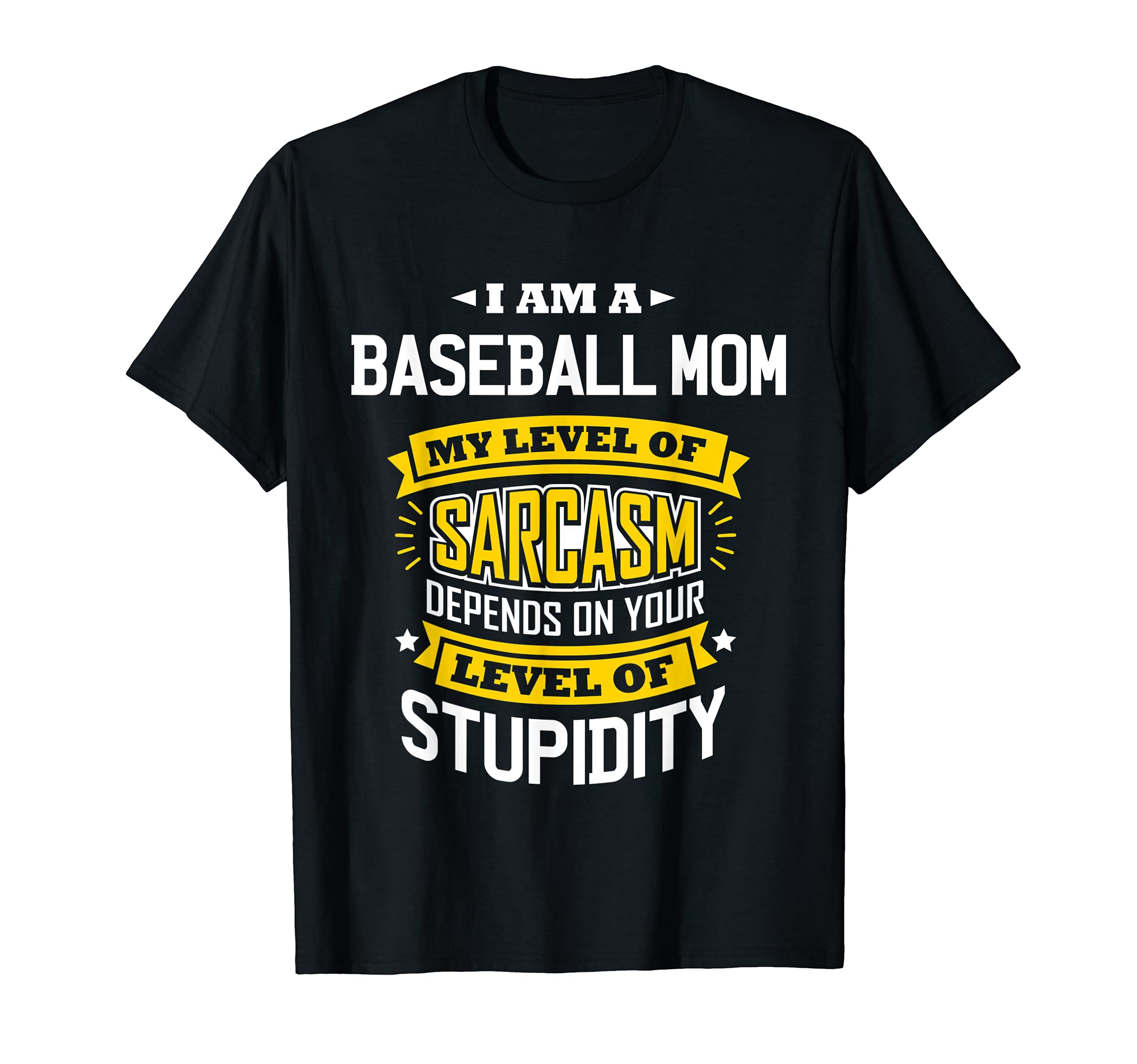 Baseball Mom Funny Sarcasm Joke T-Shirt - Trendy Graphic for Adults - T-Shirt, Sweatshirt, Hoodie