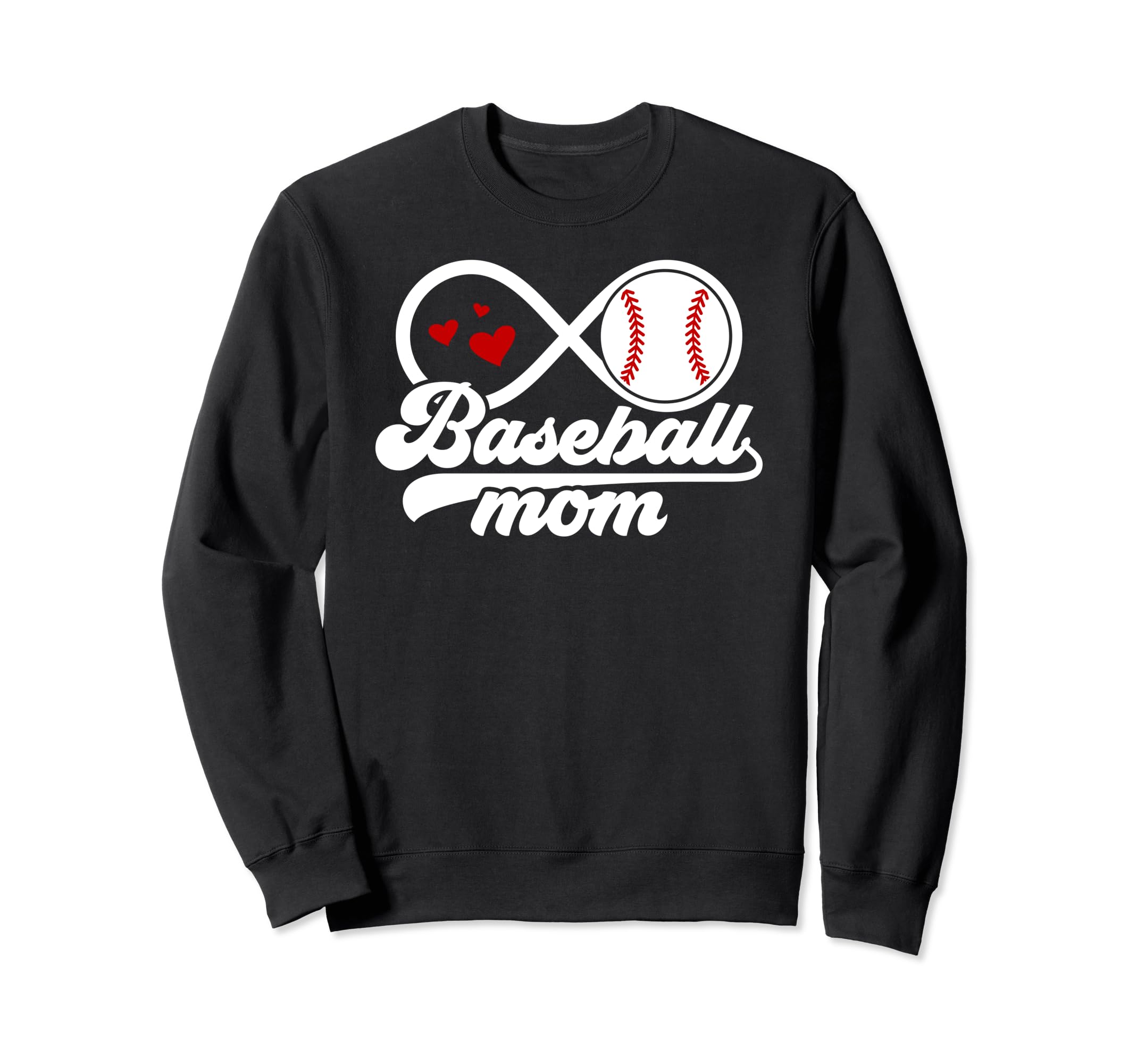 Baseball Mom Proud Mother Sweatshirt - Casual Everyday Wear Men Women - T-Shirt, Sweatshirt, Hoodie