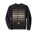 Repeating Text Sean Manaea New York Sweatshirt - Novelty Apparel Unisex - T-Shirt, Sweatshirt, Hoodie