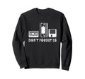 Cassette Tape Floppy Disc Sweatshirt - Custom Art Print Men Women - T-Shirt, Sweatshirt, Hoodie