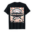 Funny Savannah Mens Baseball Fan T-Shirt - Fun Novelty Design for Adults - T-Shirt, Sweatshirt, Hoodie