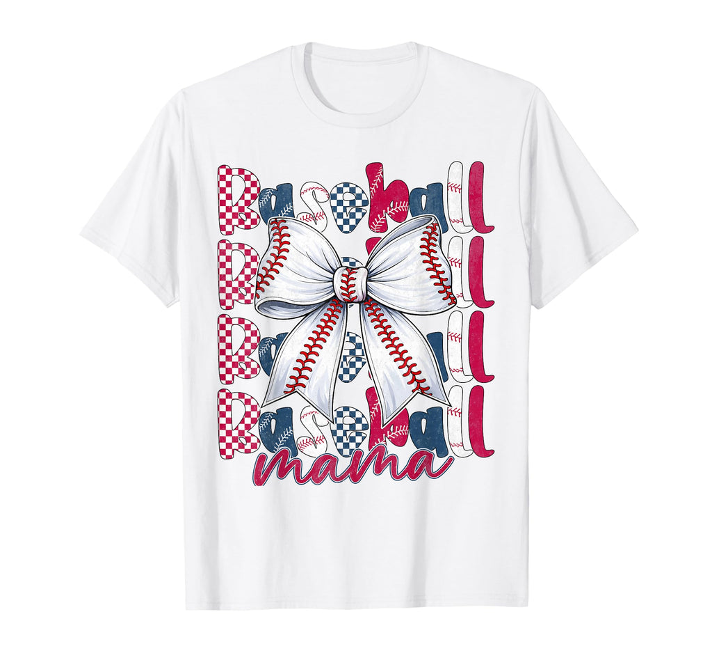 Coquette Baseball Mama Baseball T-Shirt - Casual Everyday Wear Men Women - T-Shirt, Sweatshirt, Hoodie