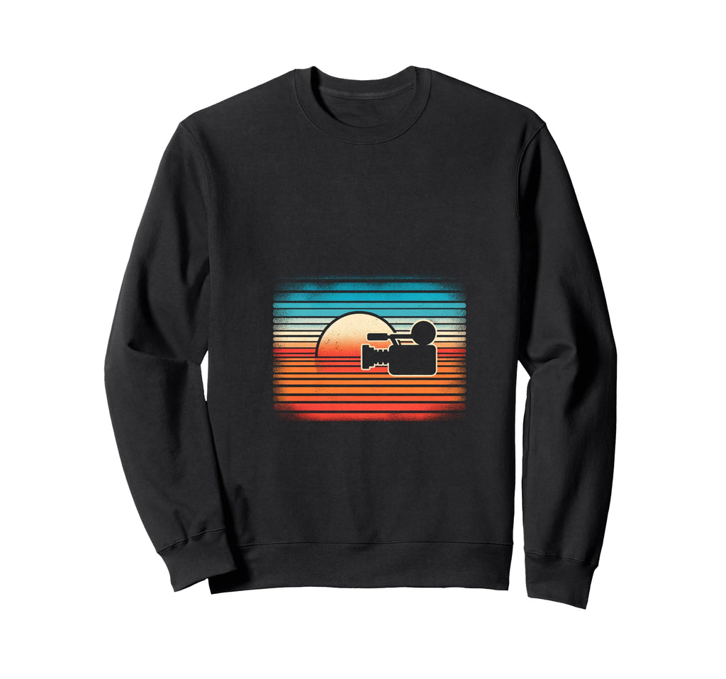 Sunset Camera T-Shirt - Unique Graphic for Adults - T-Shirt, Sweatshirt, Hoodie