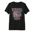 Rock N Roll Tiger Band Tri Blend T-Shirt - Graphic Print Unisex - T-Shirt, Sweatshirt, Hoodie