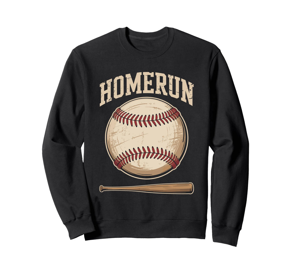 Homerun Baseball Player Team And Sweatshirt - Custom Art Print Men Women - T-Shirt, Sweatshirt, Hoodie