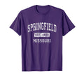 Springfield Missouri Mo Established T-Shirt - Graphic Print Men Women - T-Shirt, Sweatshirt, Hoodie