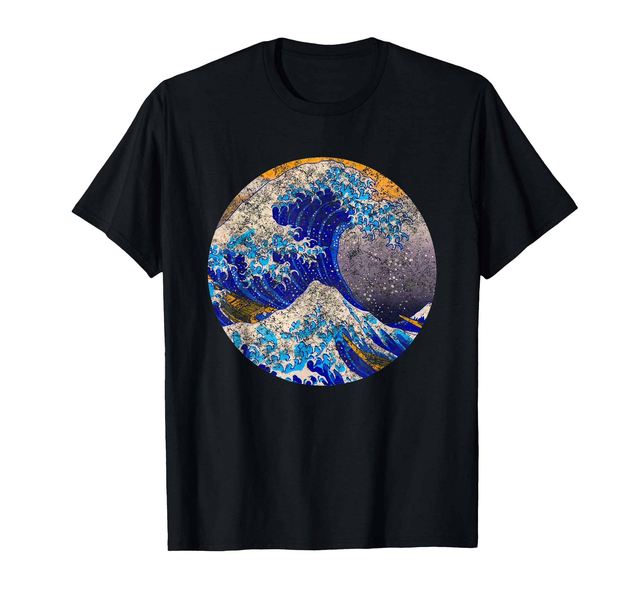 Big Blue Wave Great Wave Off Kanagawa T-Shirt - Minimalist Print Unisex - T-Shirt, Sweatshirt, Hoodie
