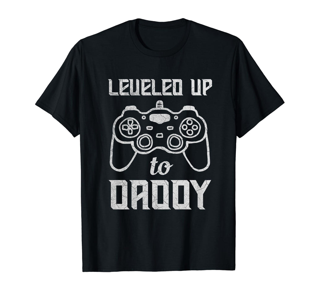Leveled Up To Daddy Gamer Dad T-Shirt - Streetwear Style for Adults - T-Shirt, Sweatshirt, Hoodie