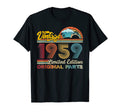 1959 Birthday Celebration Beach Sunset T-Shirt - Trendy Graphic Unisex - T-Shirt, Sweatshirt, Hoodie