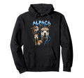 Alpaca 90S Heavy Metal Alpaca Animal Hoodie - Streetwear Style for Adults - T-Shirt, Sweatshirt, Hoodie