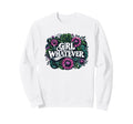 Whatever Hippie 60S 70S Daisy Floral Sweatshirt - Unique Graphic Men Women - T-Shirt, Sweatshirt, Hoodie