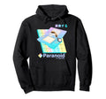 Paranoid Vaporwave Aesthetic Play Hoodie - Trendy Graphic Men Women - T-Shirt, Sweatshirt, Hoodie