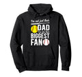 Their Biggest Fan Baseball Softball Hoodie - Minimalist Print Men Women - T-Shirt, Sweatshirt, Hoodie