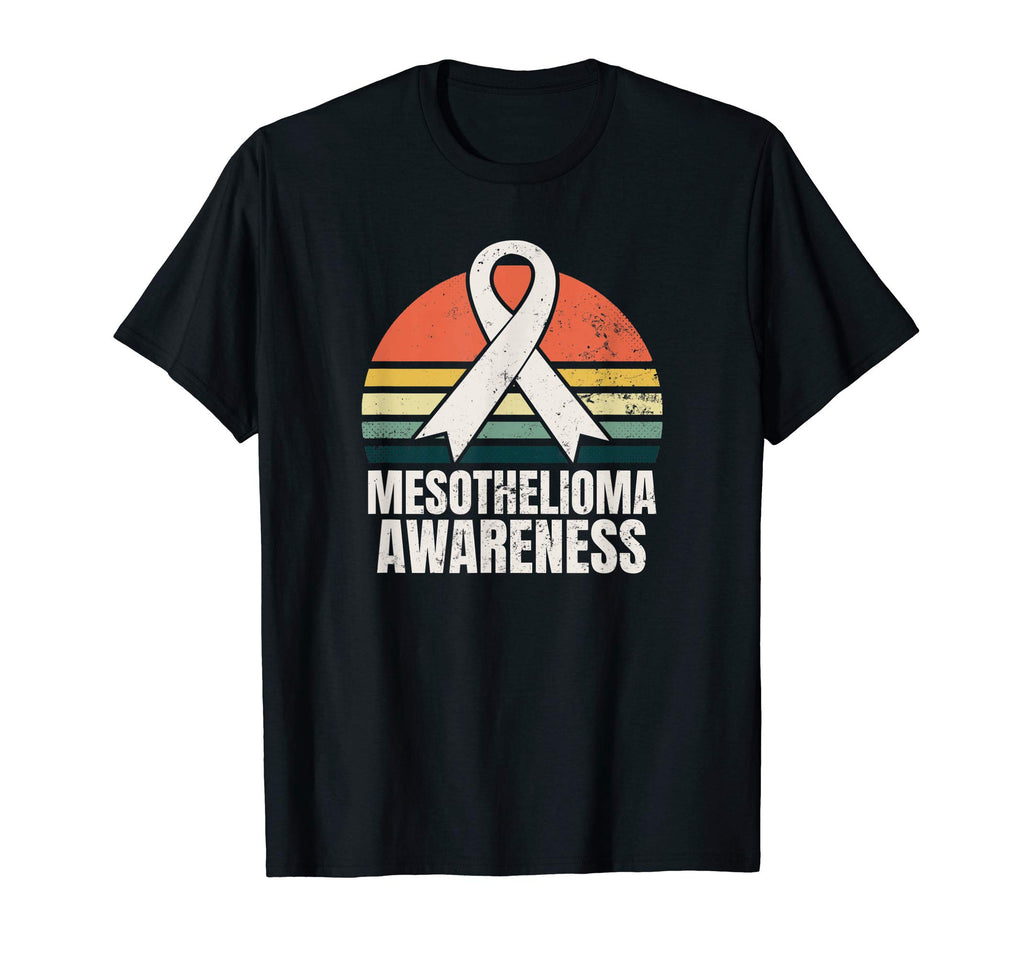 Mesothelioma Awareness Sunset Gift T-Shirt - Trendy Graphic for Adults - T-Shirt, Sweatshirt, Hoodie