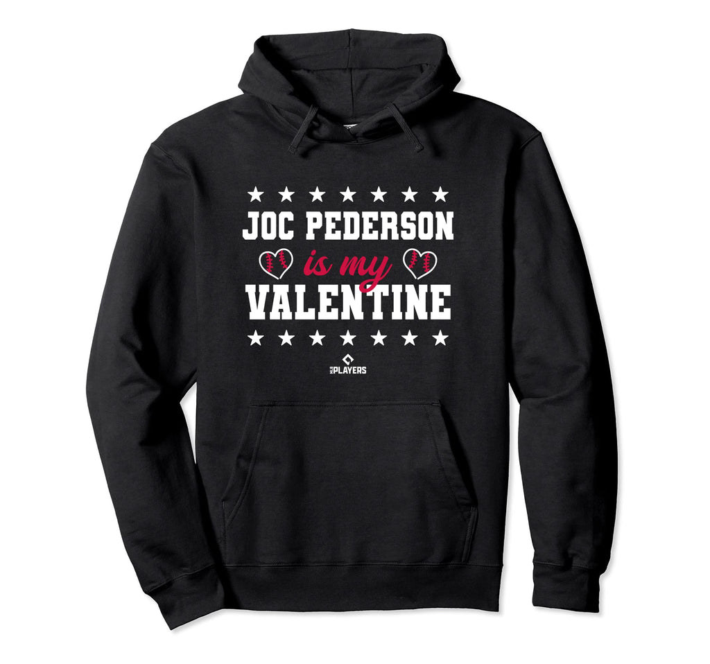 Joc Pederson Is My Valentine Atlanta Hoodie - Graphic Print for Adults - T-Shirt, Sweatshirt, Hoodie