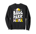 Ballpark Mama Groovy Softball Sweatshirt - Custom Art Print Unisex - T-Shirt, Sweatshirt, Hoodie