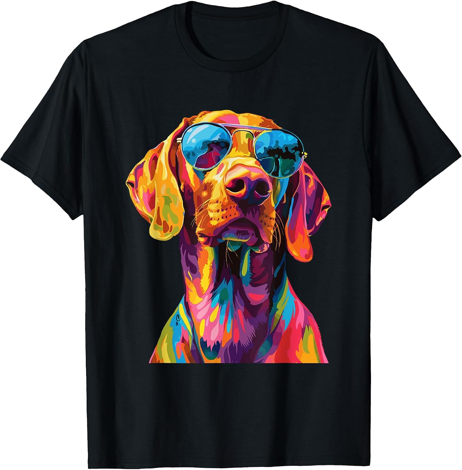 Viszla Dog Sunglasses Designs - Adult & Kids T-Shirts, Sweatshirts & Hoodies apparel design preview 1