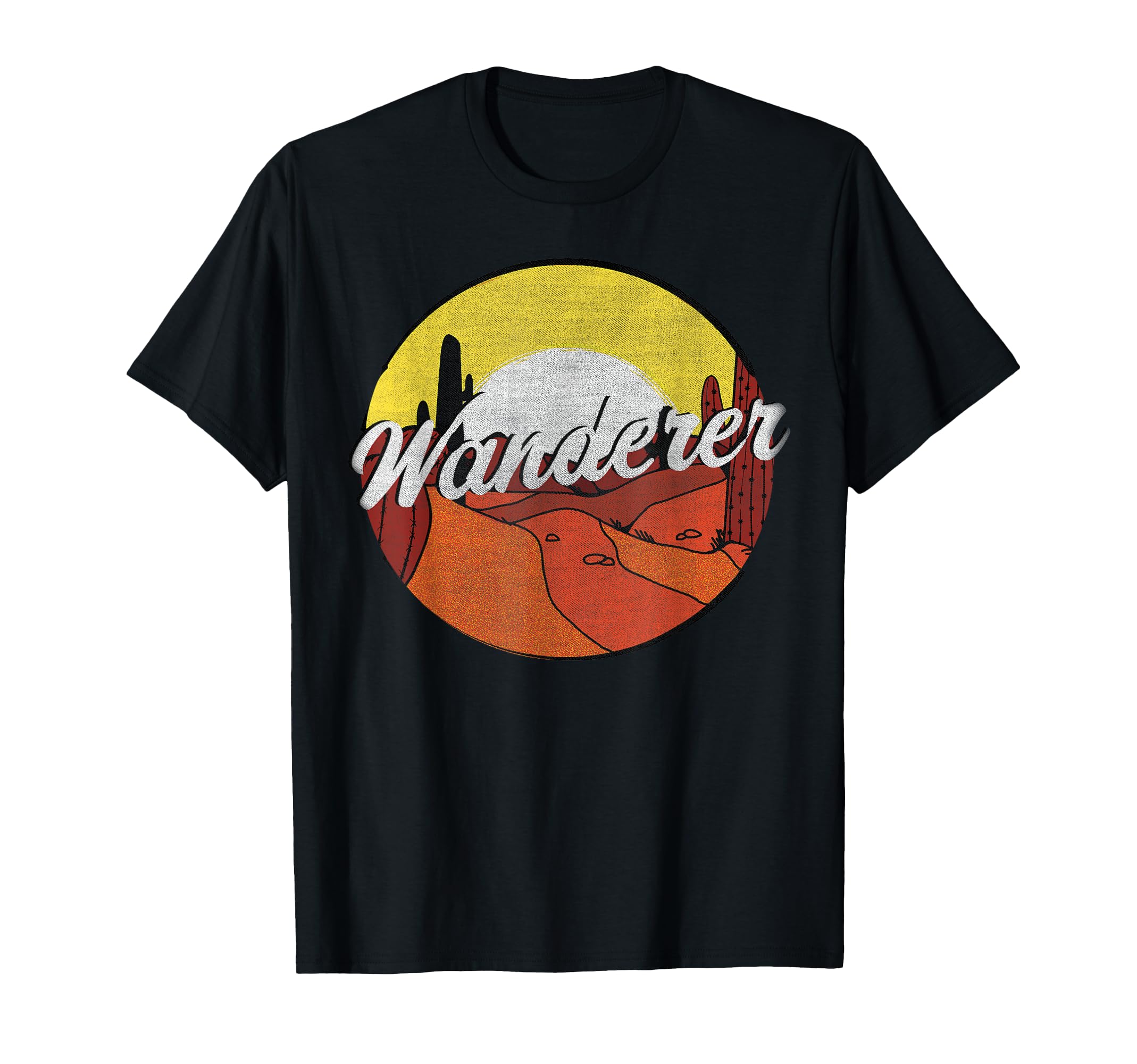 Wanderer Boho Southwest Desert Cactus T-Shirt - Streetwear Style Unisex - T-Shirt, Sweatshirt, Hoodie